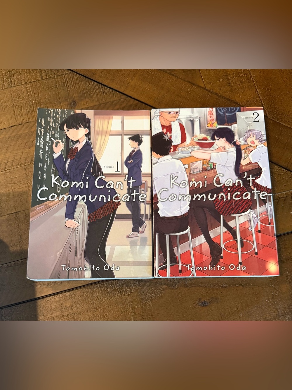 Komi Can't Communicate Volumes 1-2 by Tomohito Oda - Red & White Covers